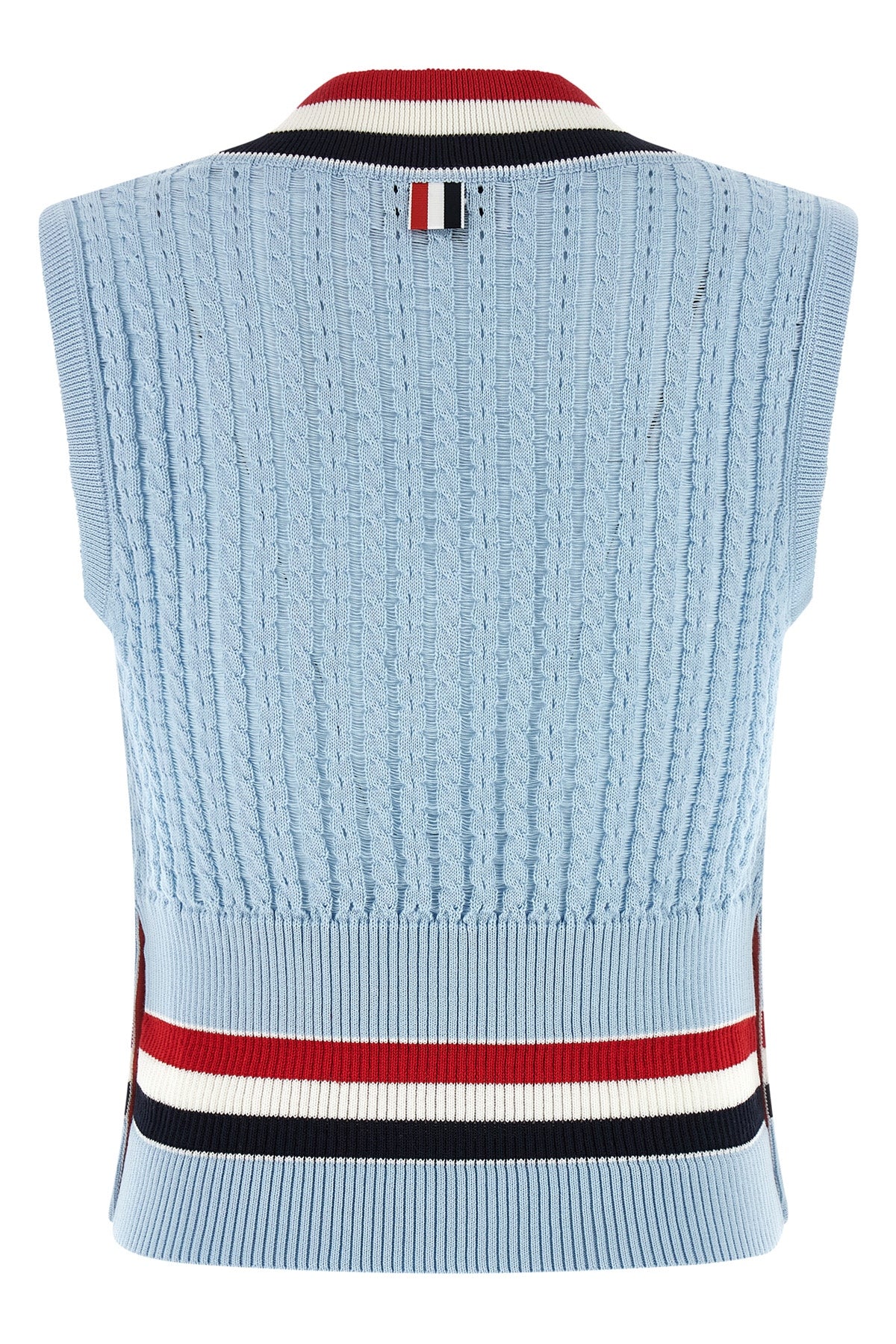 crochet cotton waistcoat
