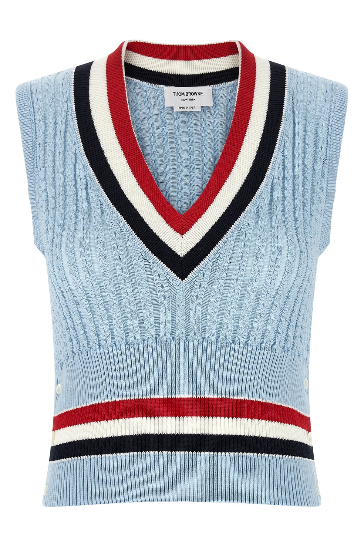 crochet cotton waistcoat