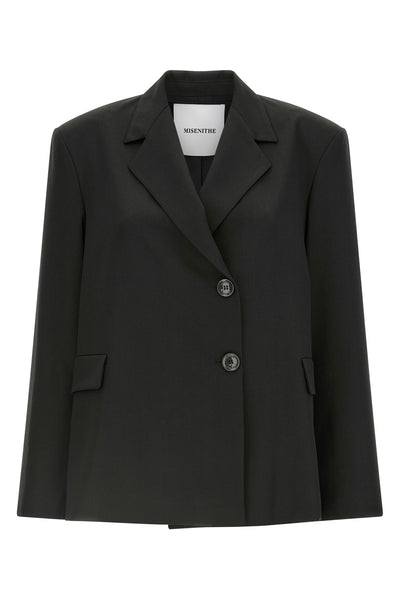 MISENITHE L the misenithe andy pure fresh wool blazer stands out for its structured sartor