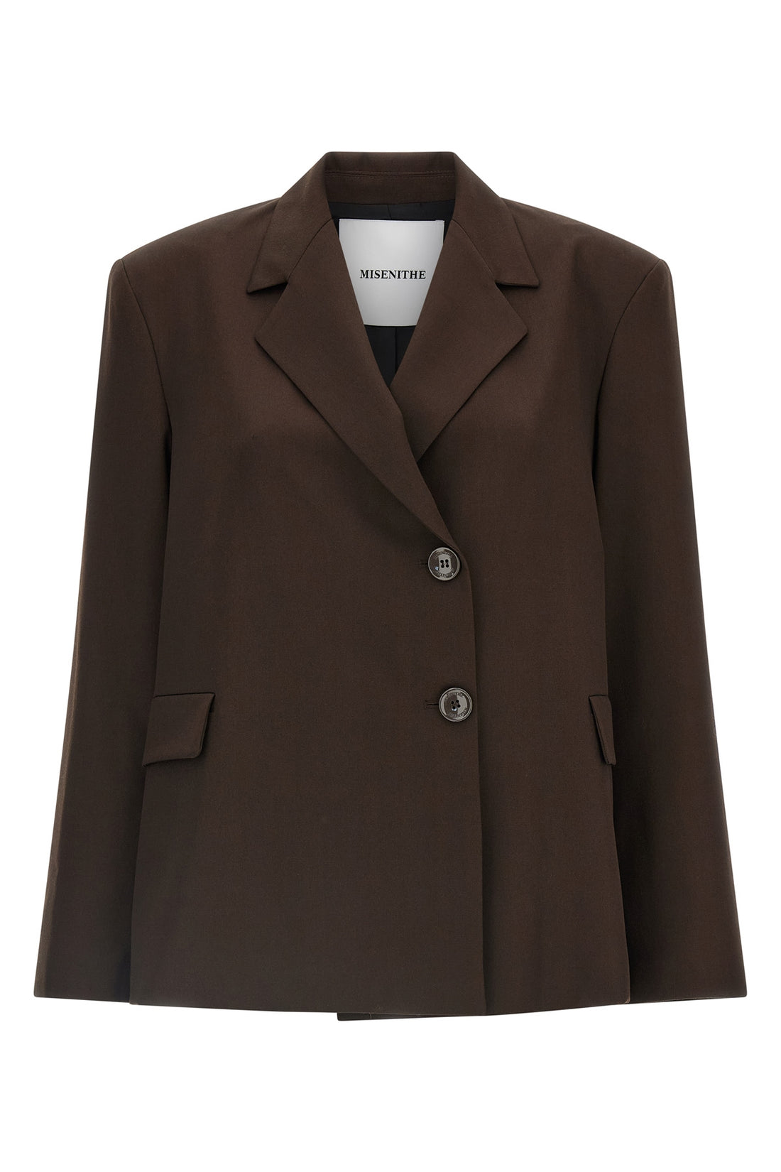 MISENITHE L the double-breasted misenithe andy blazer redefines the codes of contemporary