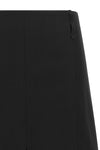 the misenithe anne-mary skirt in pure black wool is distinguished by a structu