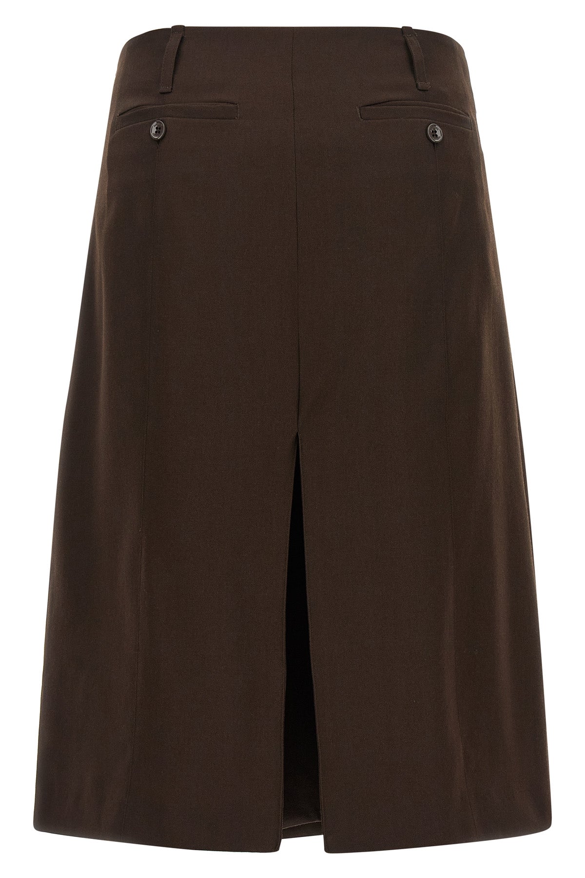 the misenithe anne-mary midi skirt redefines the codes of contemporary tailori