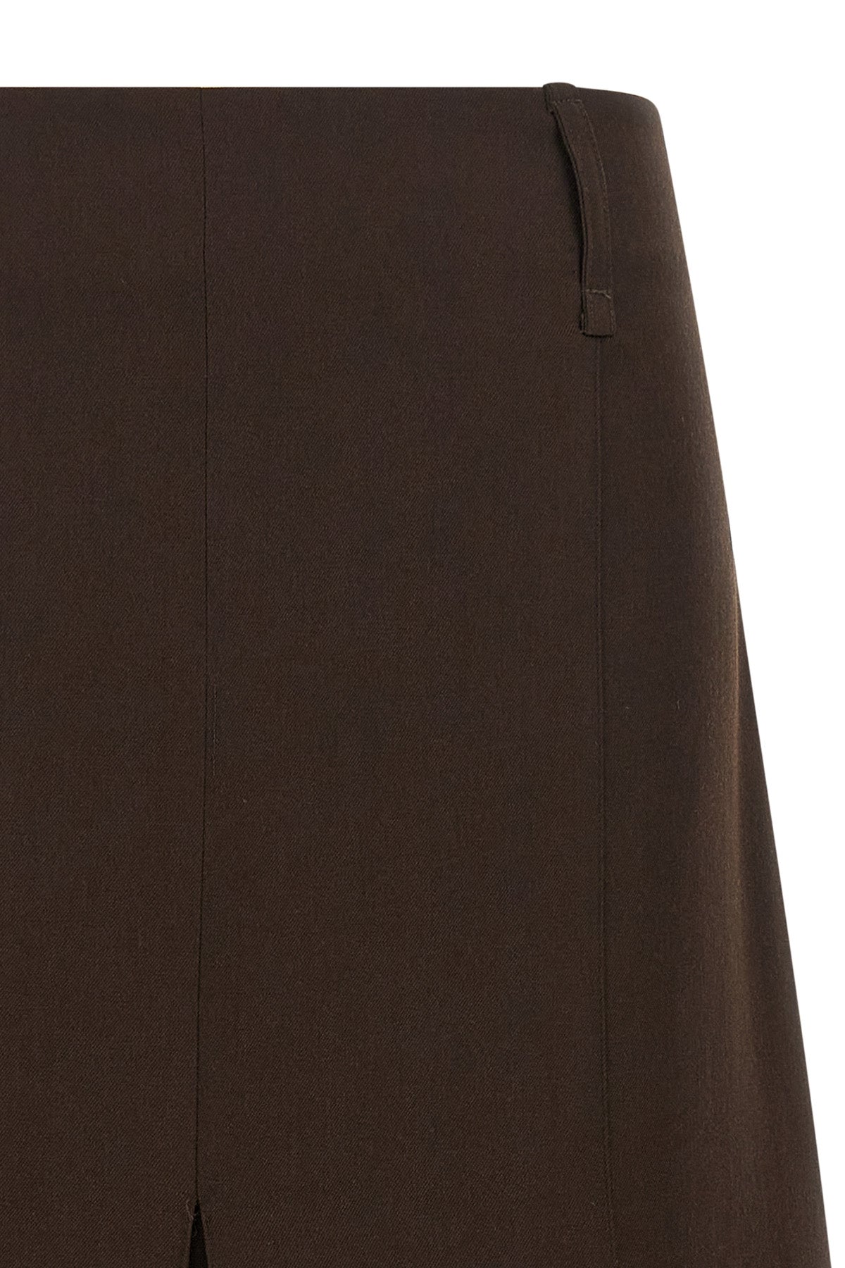the misenithe anne-mary midi skirt redefines the codes of contemporary tailori