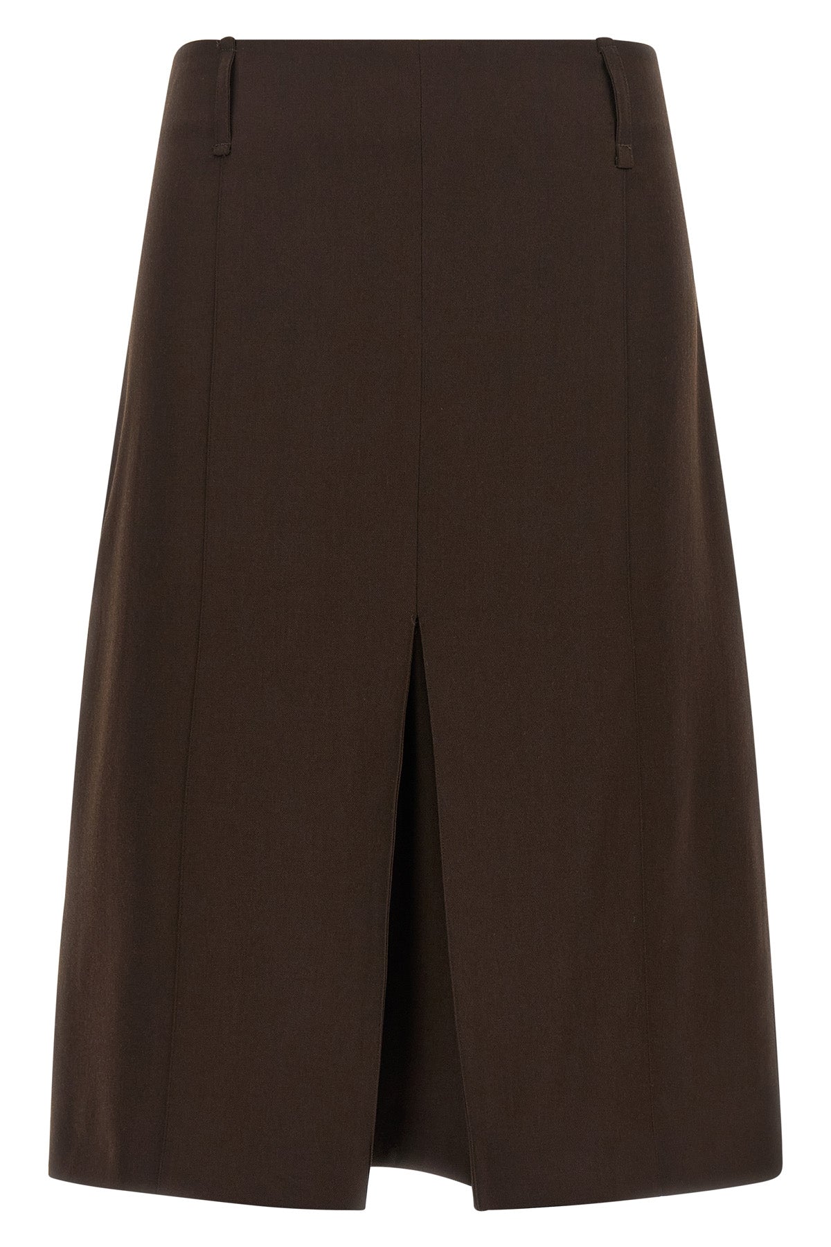 the misenithe anne-mary midi skirt redefines the codes of contemporary tailori