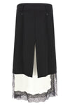 the misenithe skirt redefines the codes of classic tailoring through a play of b