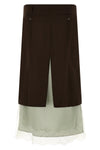 the misenithe lila skirt redefines the codes of tailoring through a sophisticate