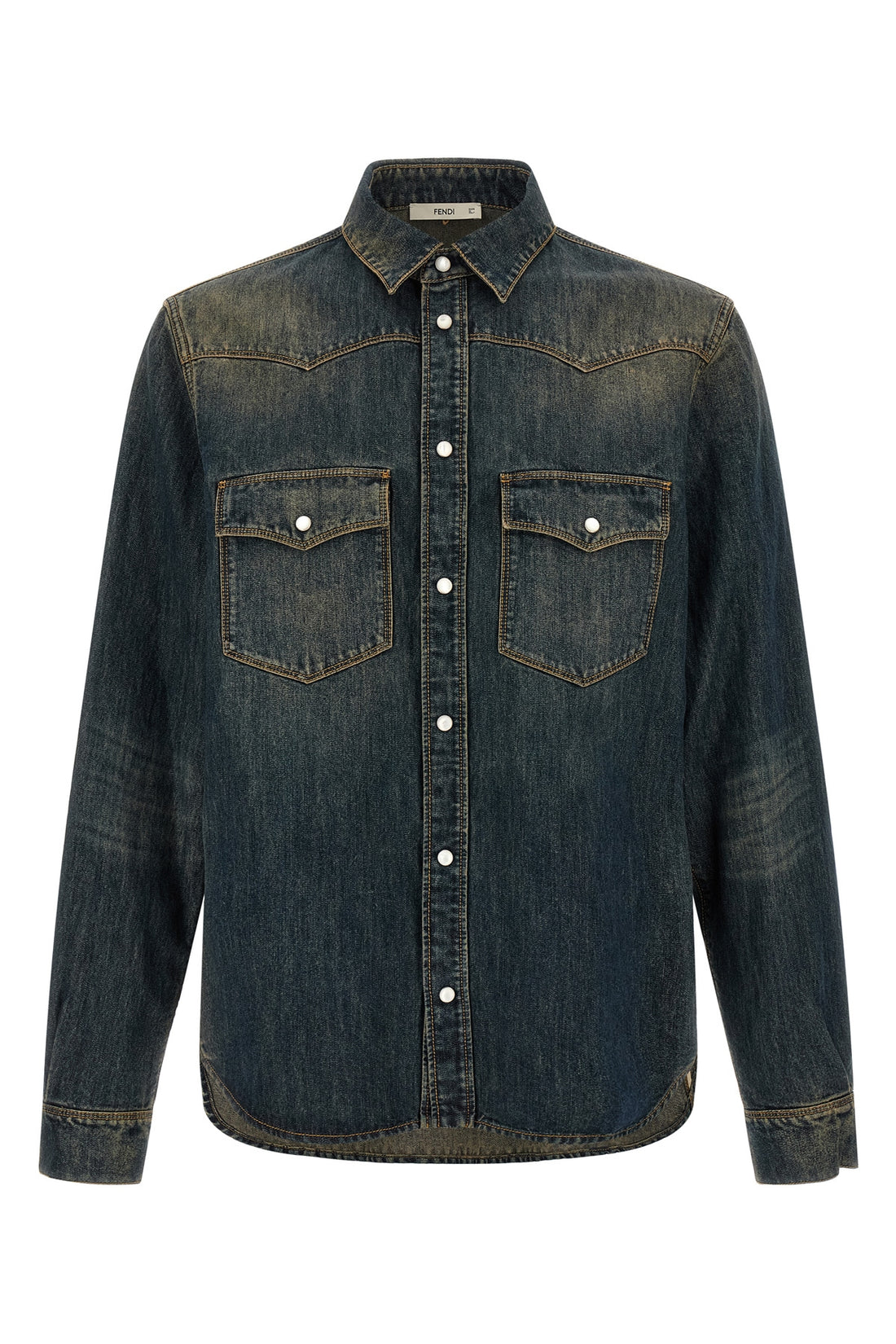 FENDI 48 the fendi shirt in bananatex® denim medium weight treated