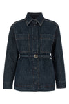 all-over ff denim jacket