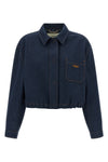 ff reverse cotton denim jacket