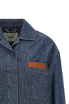 the fendi chambray denim jacket defines the contemporary outerwear through a pre