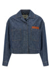 the fendi chambray denim jacket defines the contemporary outerwear through a pre