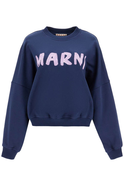 crewneck sweatshirt with logo