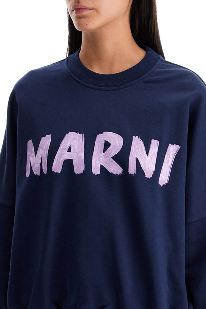 crewneck sweatshirt with logo