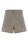 cotton denim shorts
