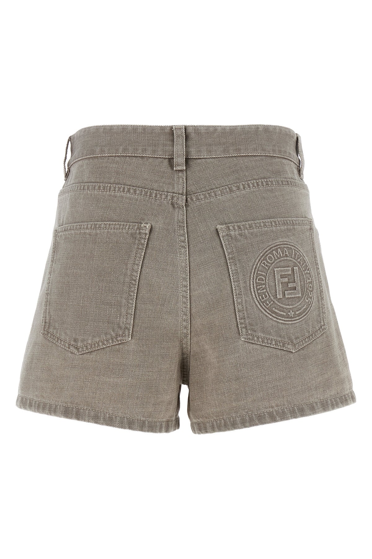 cotton denim shorts