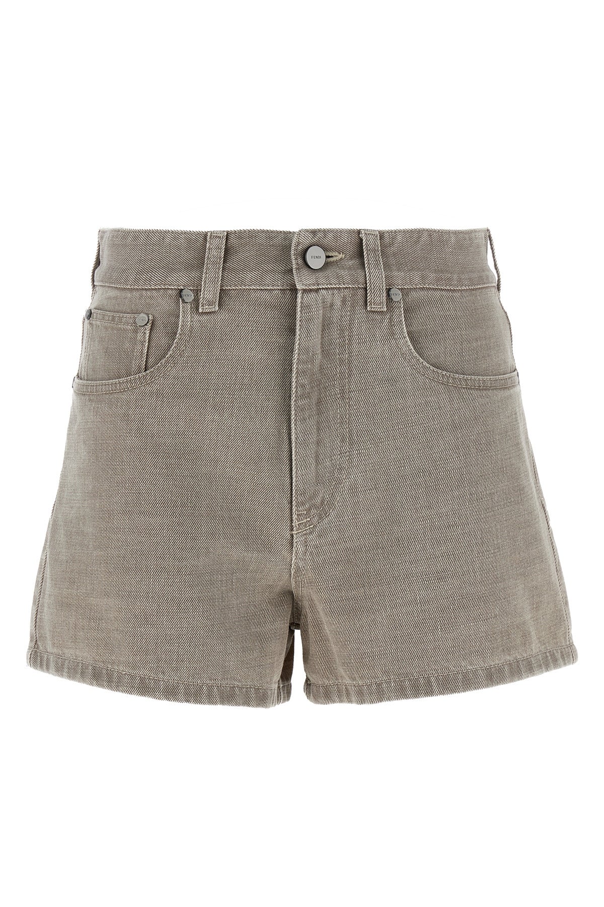 cotton denim shorts