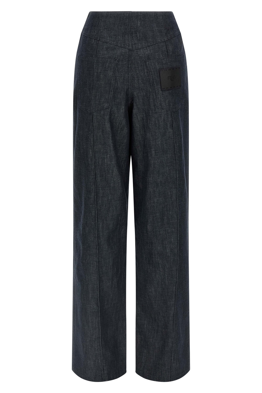 FENDI 38 ultra light denim chambray jeans
