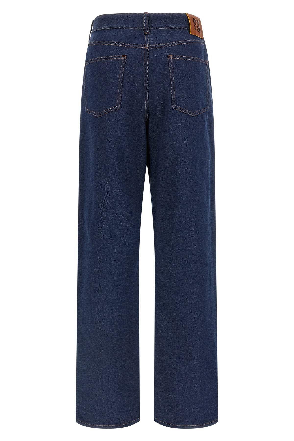 ff reverse cotton denim jeans