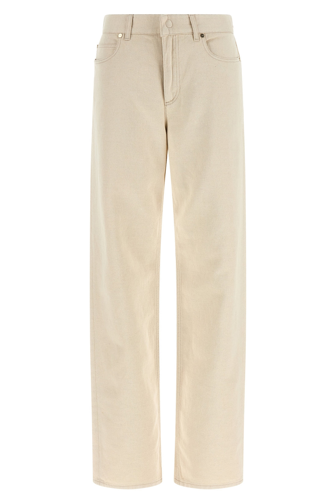 FENDI 40 ff reverse garment-dyed cotton denim jeans
