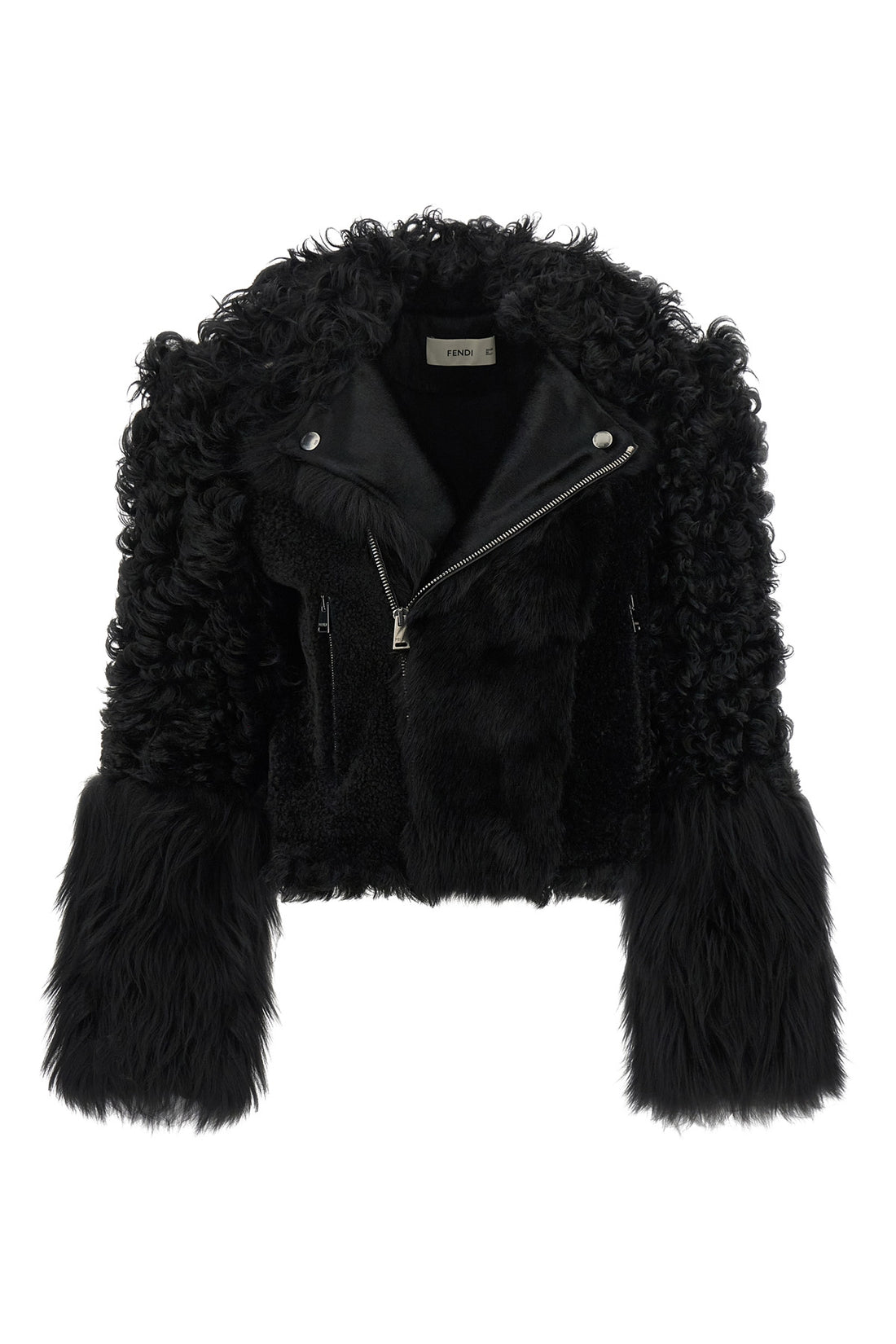 FENDI 42 the fendi blouson biker jacket redefines the codes of the outerwear through a