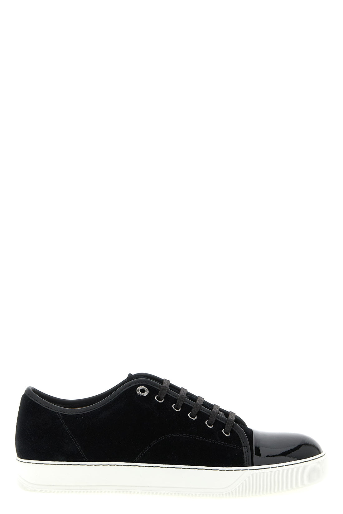 LANVIN 6 basket low-top suede sneakers