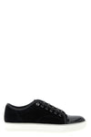 basket low-top suede sneakers