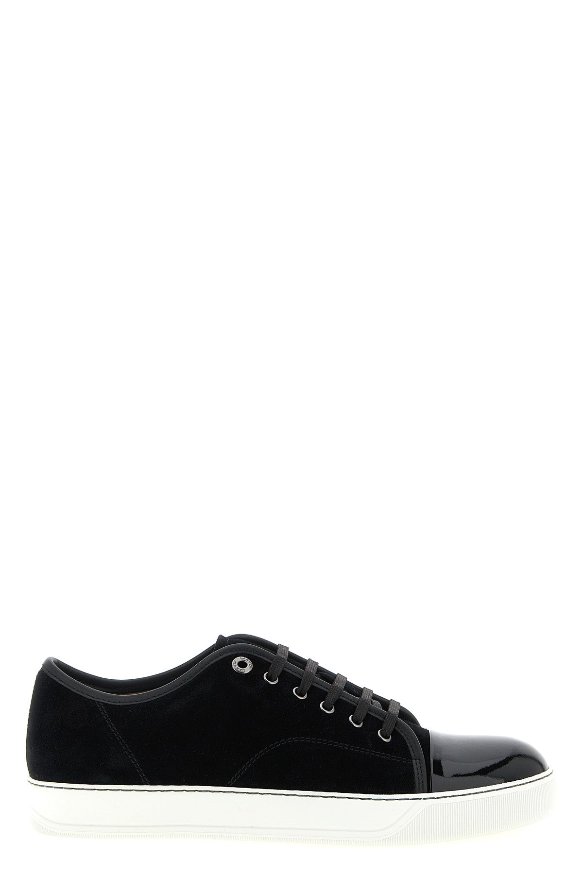 basket low-top suede sneakers