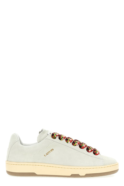 lite curb leather lace-up sneakers