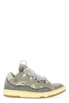 curb sneakers in suede and mesh fabric