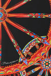 carretto print silk twill scarf