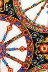 carretto print silk twill scarf