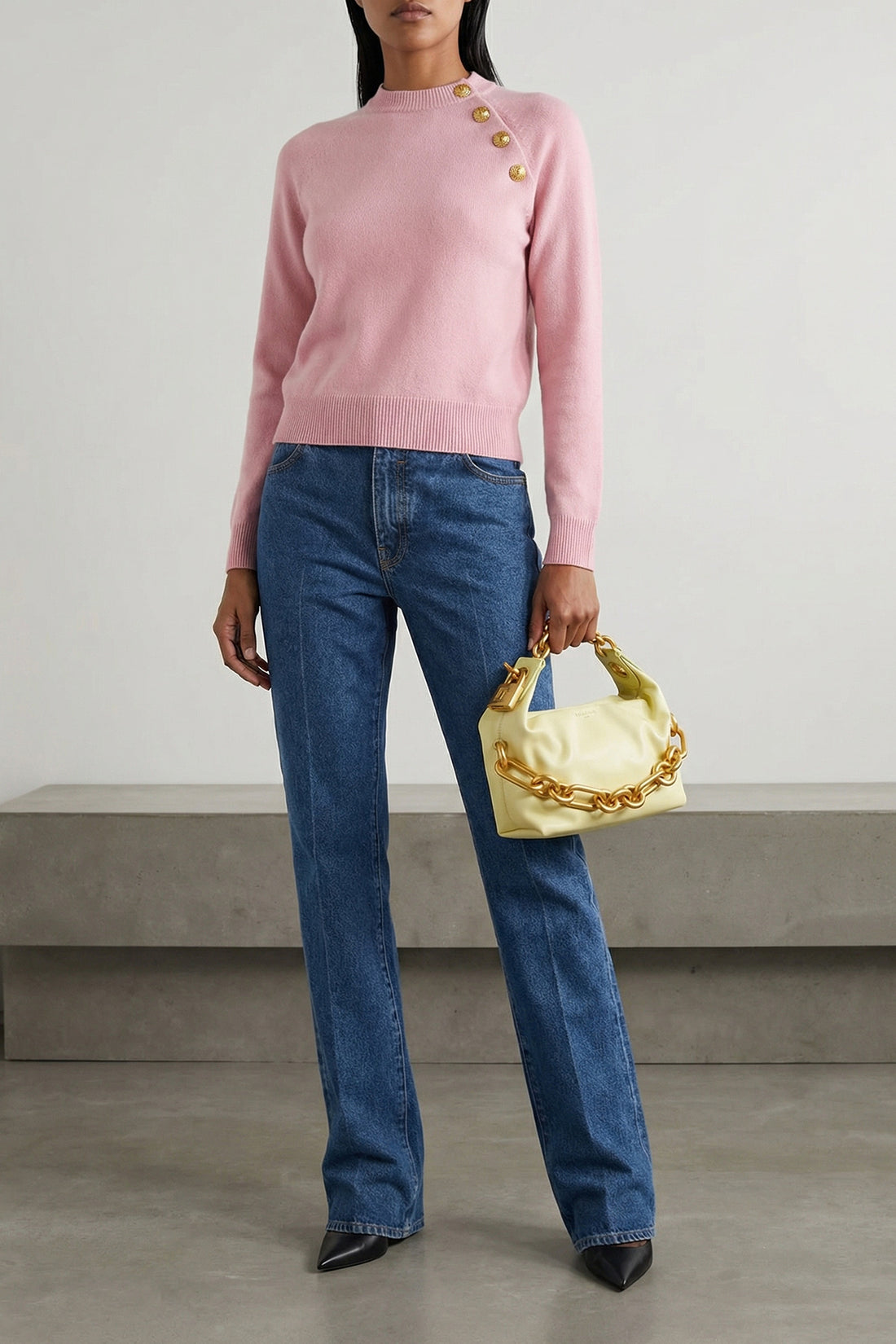 BALMAIN OS sync mini nappa handbag