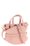 the balmain shuffle mini handbag redefines volumes through a sculptural and si