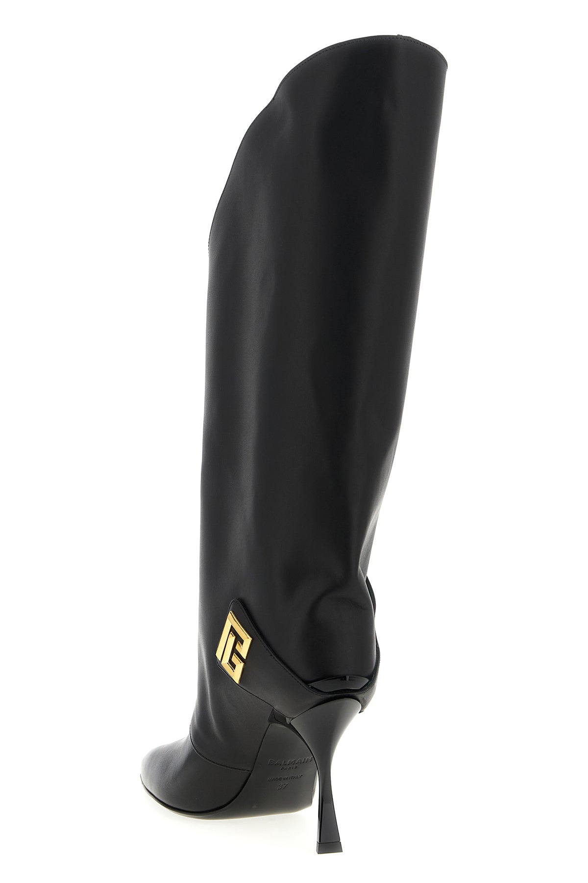 twist calf leather boots