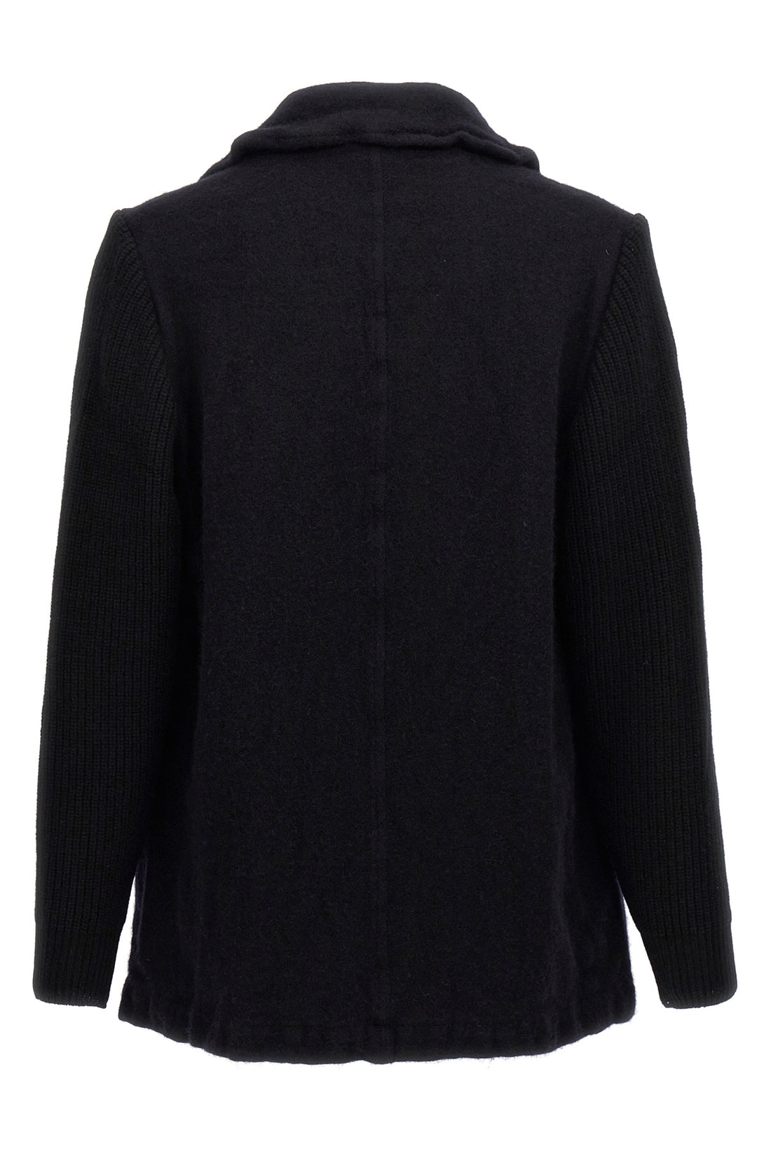 COMME DES GARCONS SHIRT L double-breasted wool cloth coat