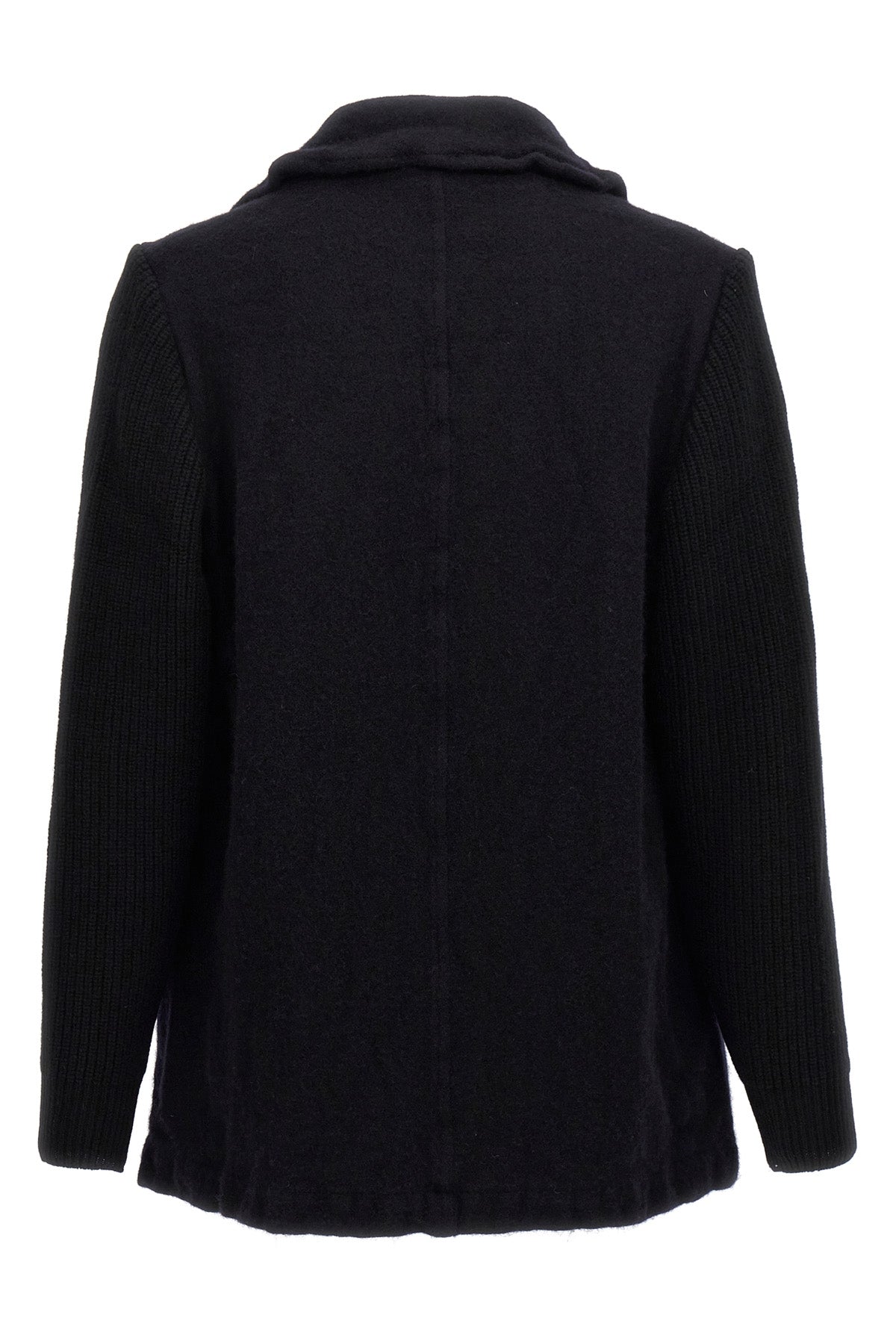 double-breasted wool cloth coat