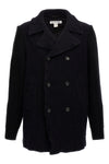 double-breasted wool cloth coat