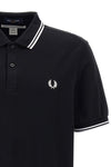 comme des garçons shirt x fred perry polo shirt in piqué cotton