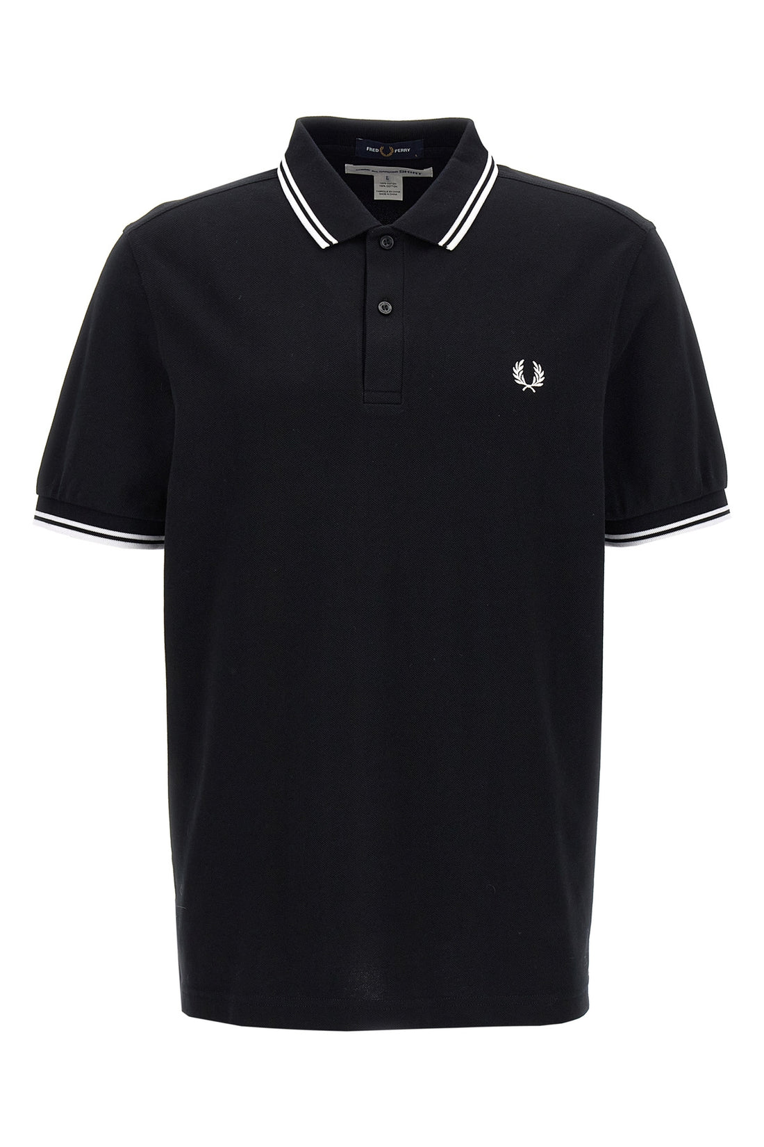 COMME DES GARCONS SHIRT XL comme des garçons shirt x fred perry polo shirt in piqué cotton