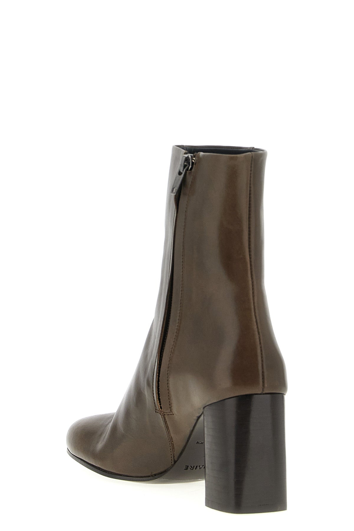 anatomic ankle boots in polished vegetable-tanned leather