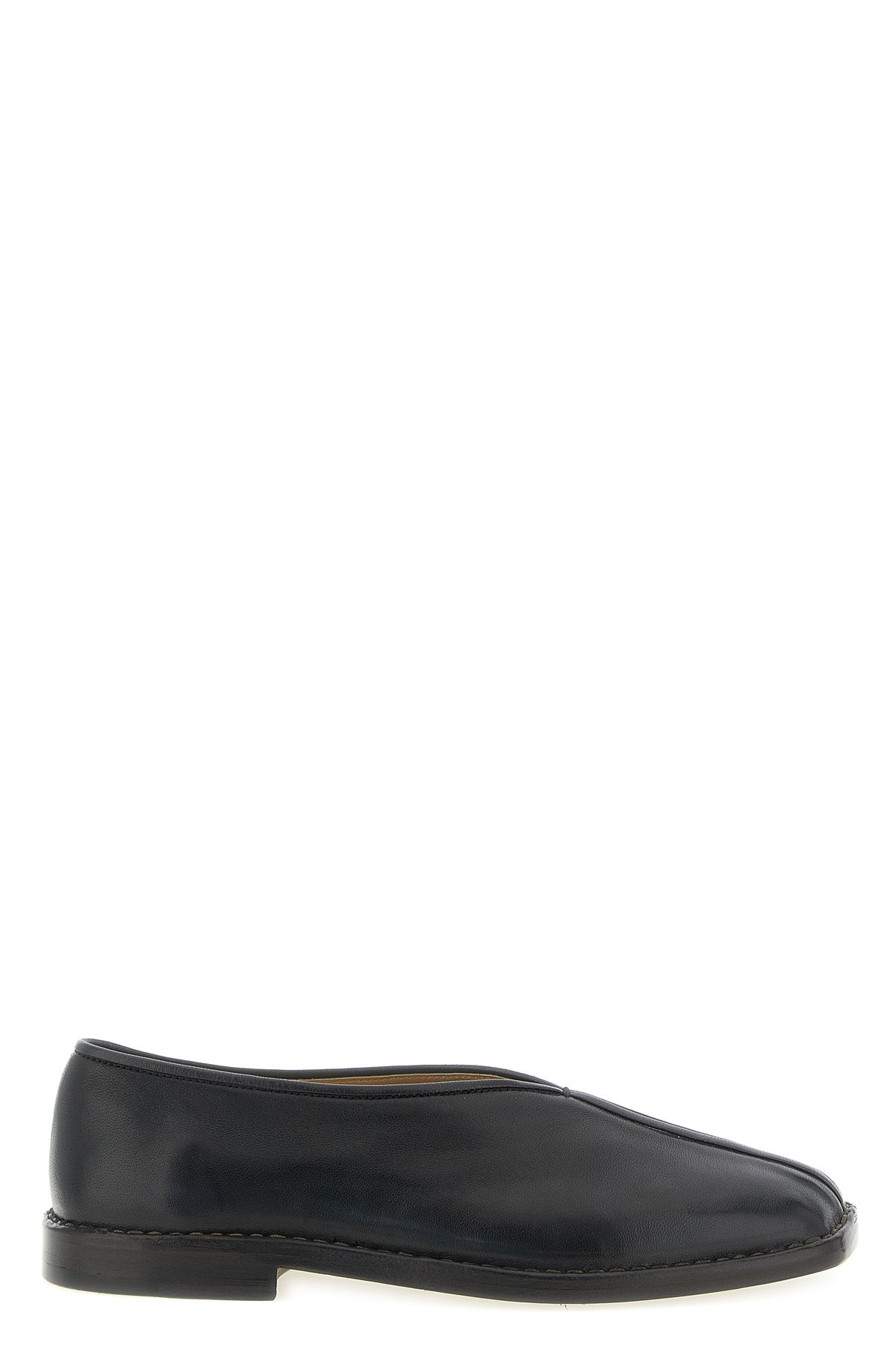 lwg gold certified lamb nappa leather piped slipper slippers