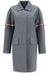 waterproof technical wool coat with rwb stripes