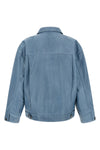 the found trucker pleats jacket