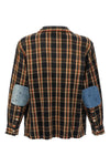 the found plaid denim shirt
