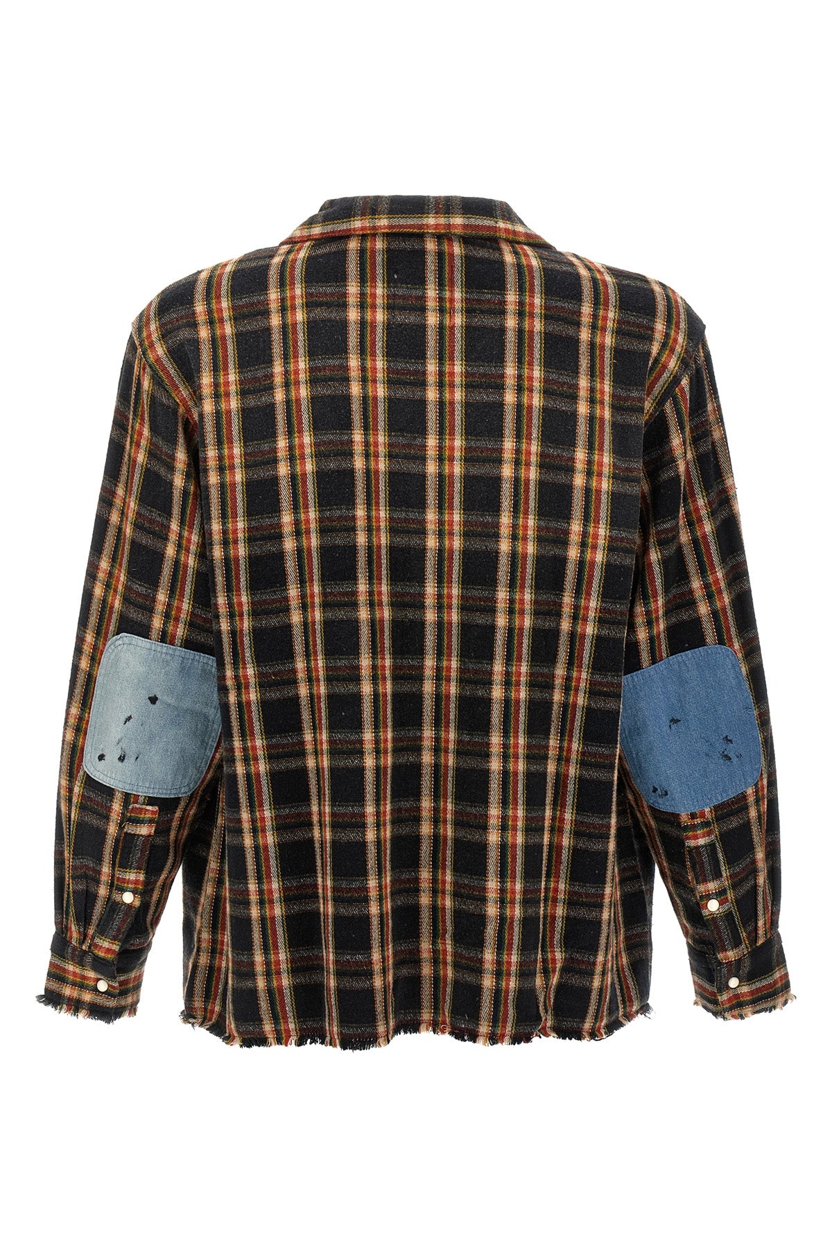 the found plaid denim shirt