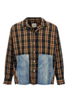 the found plaid denim shirt