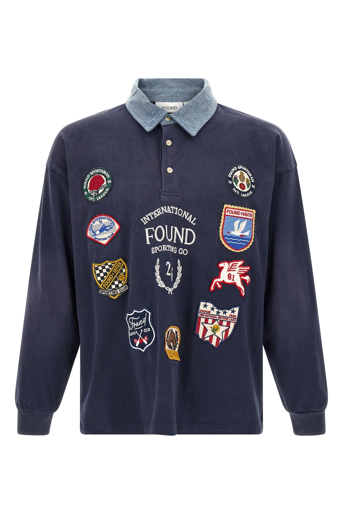 the found crestfield rugby polo shirt