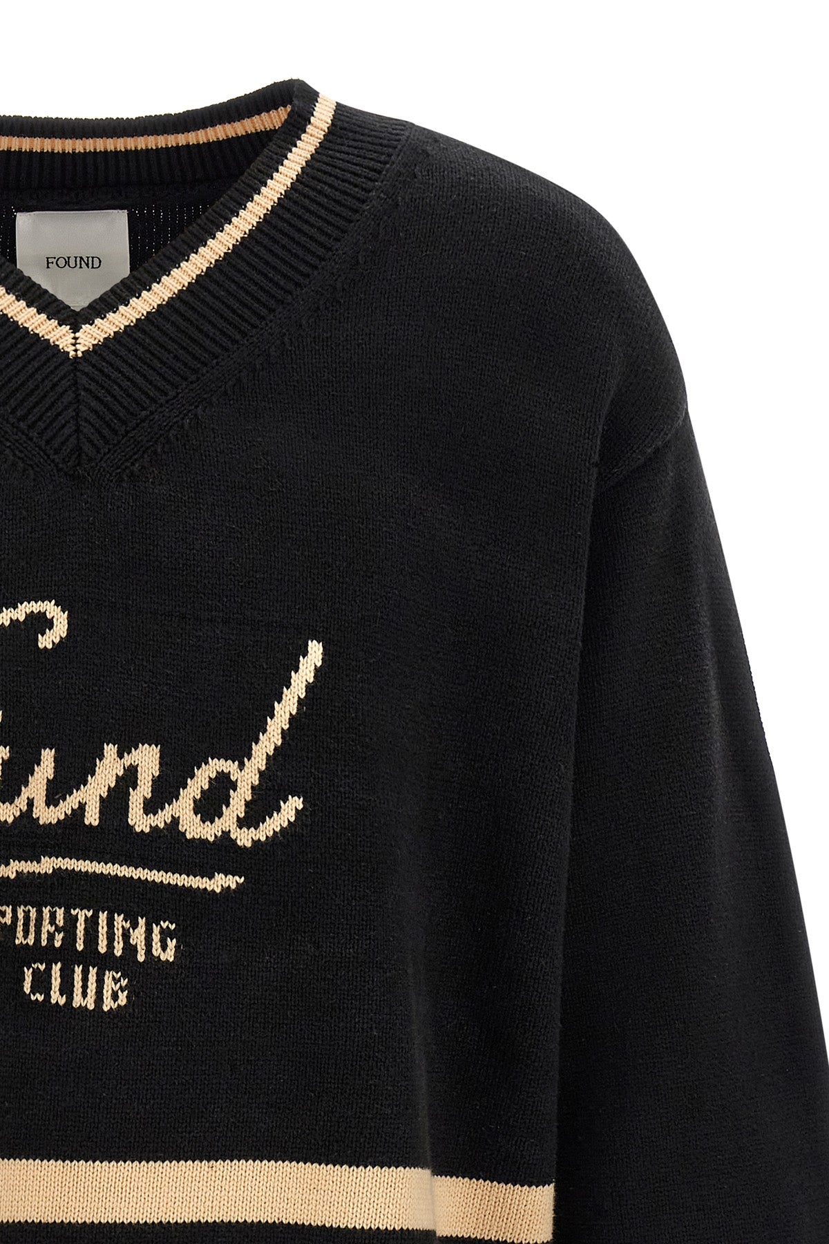 the sport club varsity found v-neck sweater