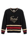 the sport club varsity found v-neck sweater