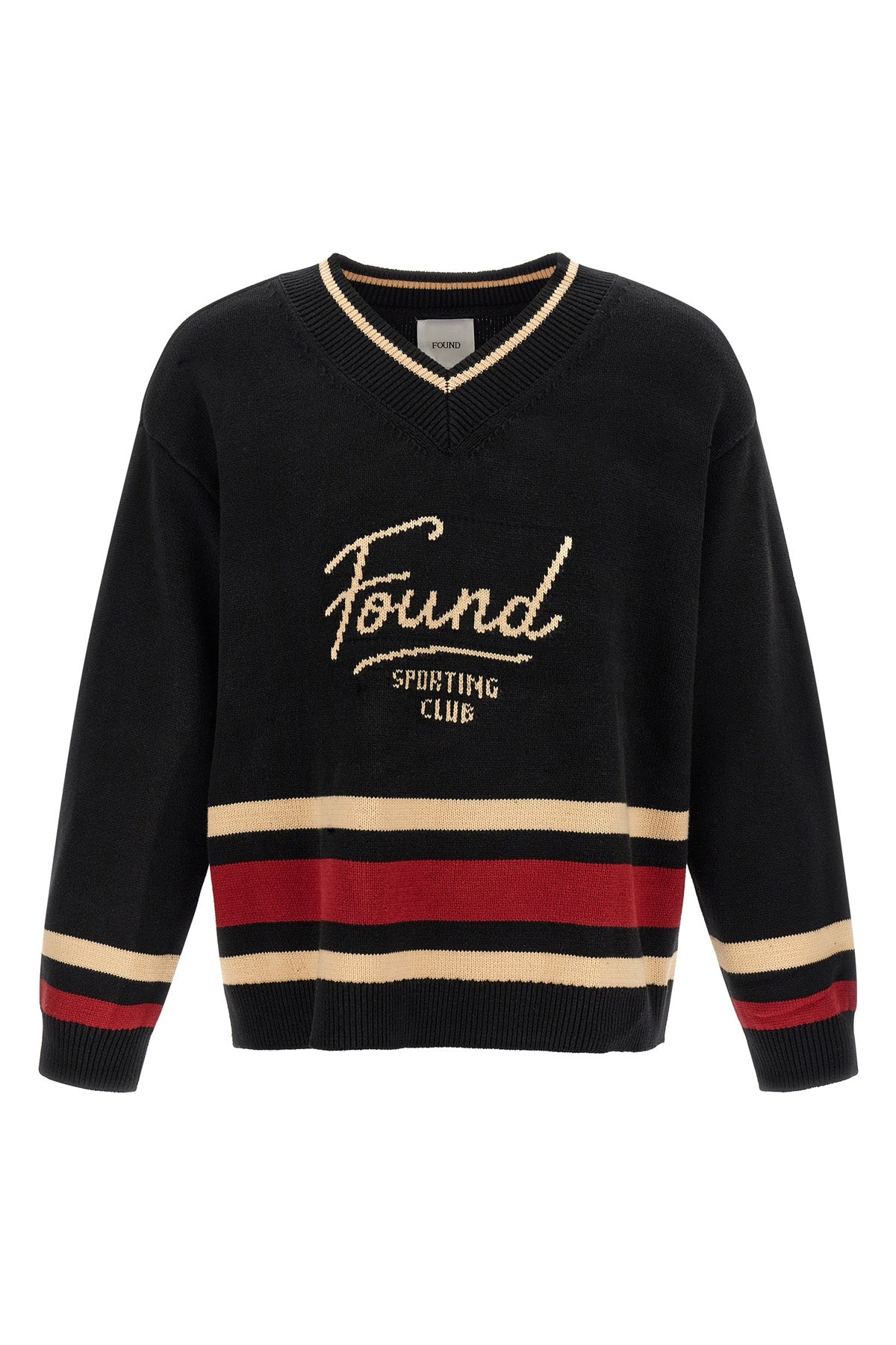 the sport club varsity found v-neck sweater